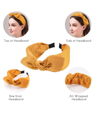 TOBATOBA Knotted Bow Headband for Women - Bunny Ears Fashion Headband - Buy Online on GoSupps.com