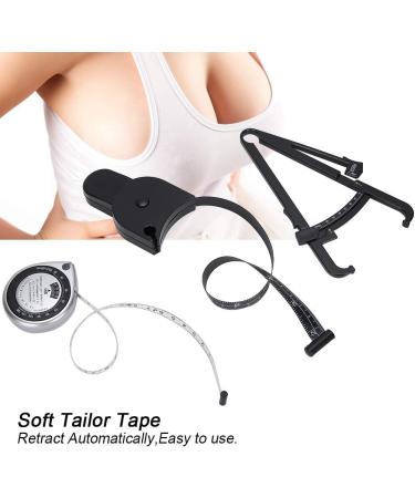 Body Fat Tester & Skinfold Caliper | Accurate Fat Measurement Tool for Waist Leg & Arm - BMI Scale - Buy Online on GoSupps.com