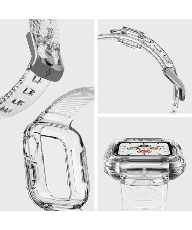 Spigen Liquid Crystal Pro Designed for Clear Apple Watch Band with Case Series SE2/6/SE/5/4 (40mm) - Crystal Clear - Buy Online on GoSupps.com
