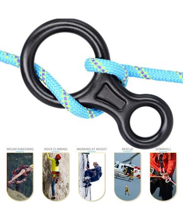 EIHI 35kN Abseiling Device | Figure of Eight Climbing Descender for 8-13mm Rope | International Shipping - Buy Online on GoSupps.com