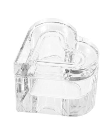 Beaupretty Dappen Dish Cups for Nail Art Crystal Glass Liquid Clear Nail Monomer Liquid Bowl Dampen Dish Powder Holder Glass Jar for Nails