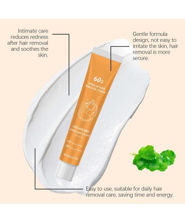 EONFAVE Lot de 2 cr mes d pilatoires pour le visage et le corps - Pour femme - Douce et apaisante - pilation efficace - Buy Online on GoSupps.com