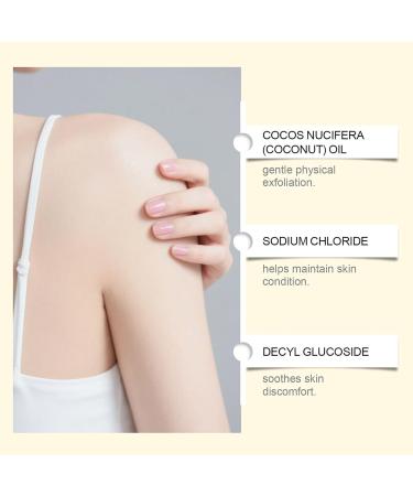  Zasdvn Exfoliating bath 100g moisturizing soothing care | Shower gel for women | For daily cleansing of dead skin cells in the bathroom for showering at home  - Buy Online on GoSupps.com