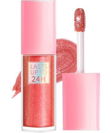  Opilroyn Glitter Lip Gloss - High-shine lipstick moisturizing gloss with luminous effect | Glossy makeup for girls and women nourishing liquid lip balm for events - Buy Online on GoSupps.com