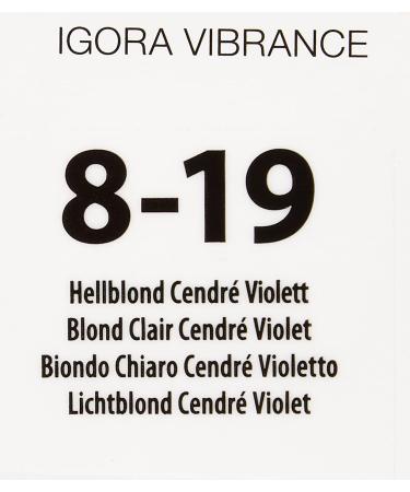 Schwarzkopf Igora Vibrance 8-19 Light Blonde Cendr Violet 60ml | Best International Shipping - Buy Now! - Buy Online on GoSupps.com