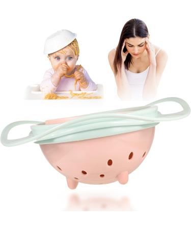 Universal Gyro Bowl Non Spill Feeding Toddler Rotating 360 Degrees Smooth Bowl for Kids - Light Green - Buy Online on GoSupps.com