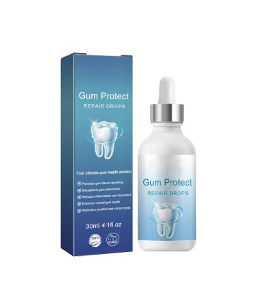 Uzionie Gum repair drops regenerating gel for gums for gum growth treatment for oral gum recession 30 ml