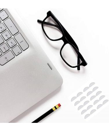 10 Pairs Adhesive Nose Pads | Anti-Slip Silicone Eyeglass Pads for Glasses & Sunglasses (Transparent 1 mm) - International Shipping Available - Buy Online on GoSupps.com