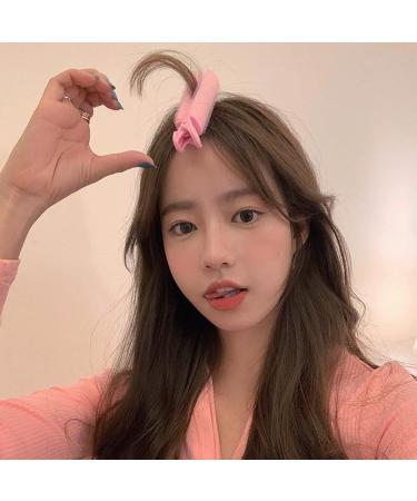 Hair Root Fluffy Clip 4 Pcs Non-Slip Cold Wave Curling Iron for Home Showers Salon DIY Styling Tools (Pink) - Buy Online on GoSupps.com