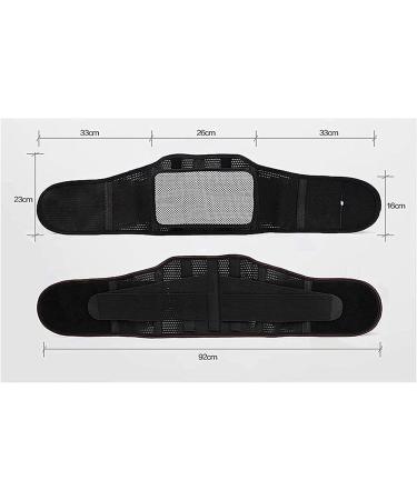 Breathable Adjustable Lumbar Spine Back Support Belt for Men & Women - Relieve Lower Back Pain (XX-Large) - Buy Online on GoSupps.com