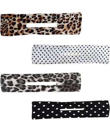 ONLFPZP 4 Pieces Hair Bun Maker Bun Makers For Hair Lazy Hair Curler Bun Clips Solid Color Fashion Hair Bun Wraps Hairstyle Hair Styling Accessories For Women Girls - Buy Online on GoSupps.com