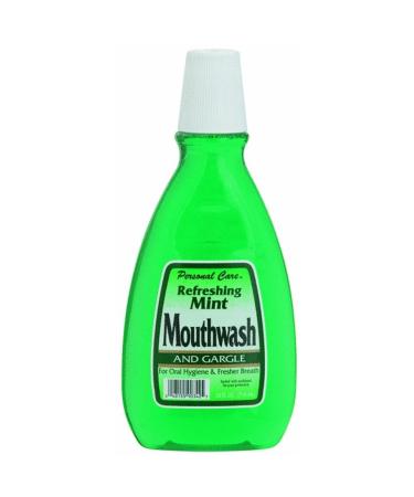 Personal Care 90887-1 Refreshing Mint Mouthwash & Gargle 16 Oz (Pack of 12)