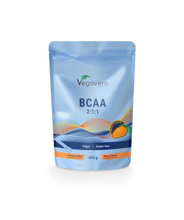 Vegavero BCAA Powder 400 g 56 servings Ratio 211 Vegan Mango flavor