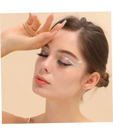 Didiseaon 12 Sheets Eyeliner Face Mask Sticker Glitter Eye Shadow Temporary Eye Shadow Decals Stickers 1 count (Pack of 1) As Shownx2pcs - Buy Online on GoSupps.com
