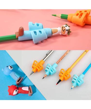 Ergonomic Multi-Colored Pencils with Silicone Handles | 3-Piece Writing Aid for Children & Adults - Ideal for Special Needs - Buy Online on GoSupps.com