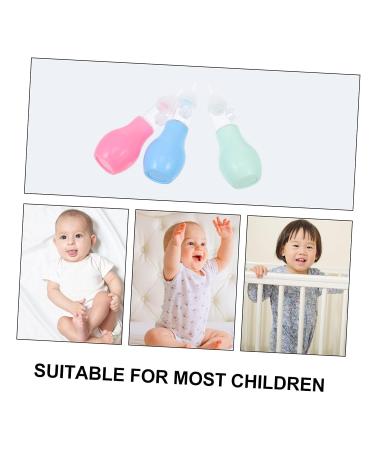 Healeved 3pcs Anti Reflux Nasal Aspirator for Baby | Silicone Nose Suction Bulb Set - Buy Online on GoSupps.com