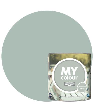 MY colour by Johnstone's - Luxurious Durable Matt - Aquamarine Dream - Colour Intense Technology - 2.5L Aquamarine Dream 2.5L