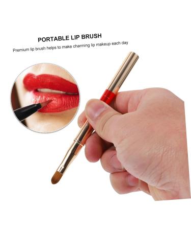 Housoutil Portable Double Ended Lip Brush Set - 2pcs Versatile Lip Scrub & Eyelash Tool - Travel-Friendly Disposable Makeup Applicator - Buy Online on GoSupps.com