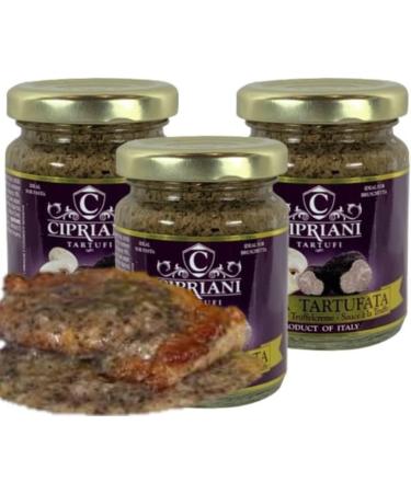 Truffle sauce 100% produced in Italy artisanal production Vegan food Gluten free Condiment for pasta meat rustic appetizer ideal pack of 3 x 80g - Buy Online on GoSupps.com