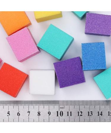 1 Bag Mini Colorful Nail Files Square Nail Buffers DIY Nail Art Salon Tool for Girls Women - Buy Online on GoSupps.com