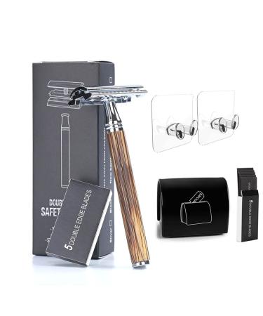 Long Handle Double Cutter Razor Planer | 5 Blades Hair Removal Razor for Men & Women | Eco-Friendly Recycling Box - Buy Online on GoSupps.com