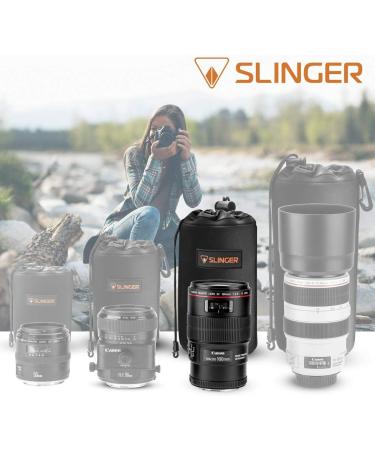 Slinger Neoprene Lens Pouch - Large | Protect Telephoto and Standard Zoom Lenses - Buy Online on GoSupps.com