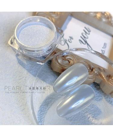 Premium Pearl Powder,4 Bottles the Same Ice Transparent