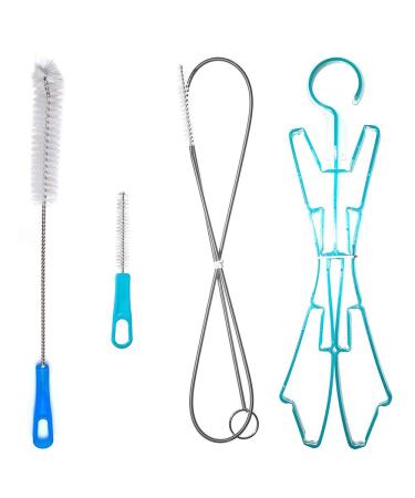 CSDSTORE cleaning kit for drinking bubbles Cleaning brush cleaning brushes for water bladder drinking bags cleaning set cleaning kit 4 in 1