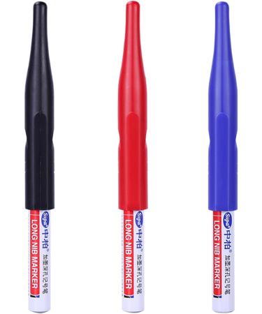Permanent Markers Pens Colorful Carpenter Pen for Bathroom Woodworking Decoration Red Black Blue () Permanent Markers & Marker Pens Marker Pens Paint - Buy Online on GoSupps.com
