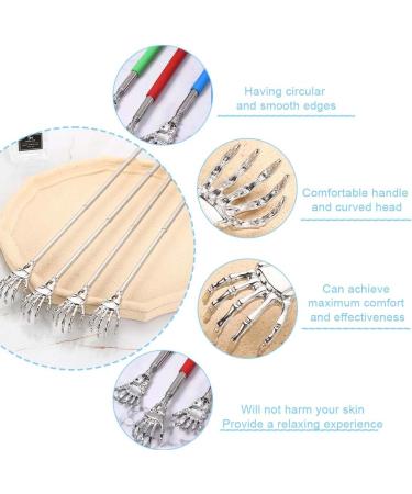 Buy KXUSW Back Scratcher - Telescopic & Stable 4-Piece Set for Ultimate Back Massage | International Shipping Available - Buy Online on GoSupps.com