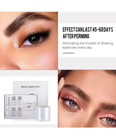 Beauty Brows Kit for 45-60 Days 3D Eyebrow Lamination Kit Professional Natural Trendy Long Lasting Perming Eyebrow Kit for Home Use Beauty tools - Buy Online on GoSupps.com