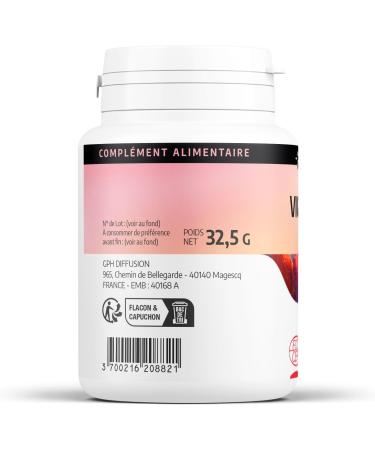 Organic Red Vine 250 mg - 100 Capsules - Ecocert Certified - Orgaliane - Buy Online on GoSupps.com