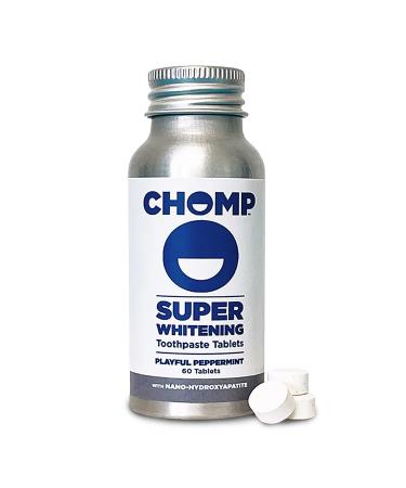 Chomp Super Whitening Toothpaste Tablets with Nano Hydroxyapatite