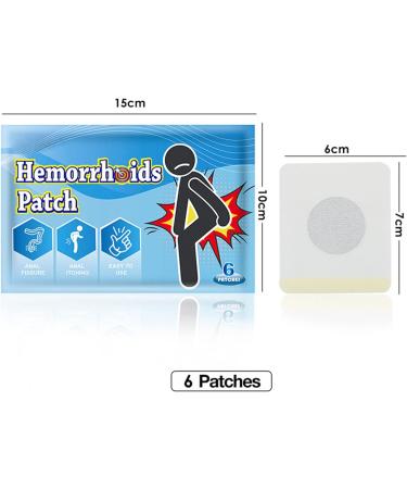 Uxsiya Hemorrhoid Patch - Self-Adhesive Organic Pad for Natural Itch Relief and Protection - Buy Online on GoSupps.com