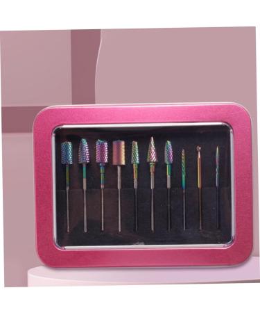 Beavorty 1Set grinding head nail kits nail drill bit nails cuticles drill bit grinding burr cutters sanding bands for nail drill nail drill kit pedicure kit manicure Tungsten steel polisher - Buy Online on GoSupps.com