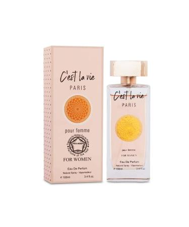 META-BOSEM C'est La Vie Sweet Floral Perfume for Women Aquatic Fresh Scent Fragrance Collection Eau de Parfum Spray - Great Holiday Gift 3.4 Fl Oz/100Ml