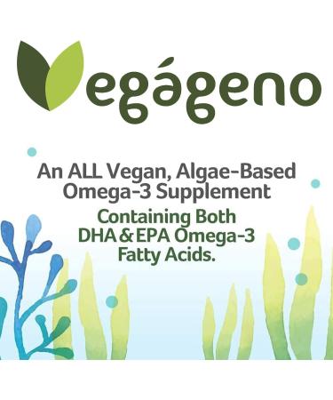 OMEGA 3 VEGAN - Seaweed Oil 2000MG of plant origin. High concentration of 600mg DHA and 300mg of EPA per daily dose. 100% natural. Gluten free. Non-GMO. Vegan compatible - Buy Online on GoSupps.com