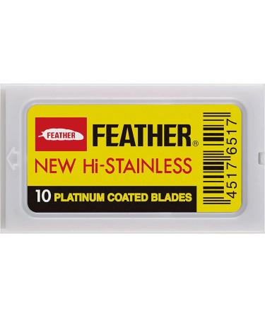 Feather Double Edge Safety Razor Blades - 50 Count - Buy Online on GoSupps.com