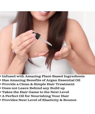 Olivia Care Natural Plant-Based Hair Oil - Hydrates, Smoothens & Moisturizes Hair - Clean & Simple Treatment for Stronger Hair - 4 FL OZ (Argan) - Buy Online on GoSupps.com