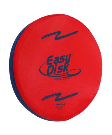 Funsparks Easy Disk Red Small - Soft Catch Frisbee - Flying Disc - Indoors or Outdoors for Kids, Beginners or Advanced Frisbee Players, Kids and Adults - Improves Hand Eye Coordination and Focus