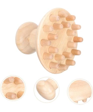 Goohochy Wooden Massage Comb - Home Gua Sha Head Massager for Health & Wellness - Handheld Wooden Shampoo Brush - Buy Online on GoSupps.com
