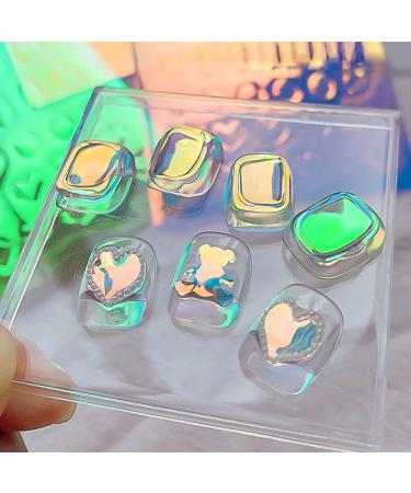 Dornail Aurora Nail Foil 11 Sheets - Holographic Broken Glass Paper Stickers for DIY Nail Art Decoration - Women and Girls - Buy Online on GoSupps.com