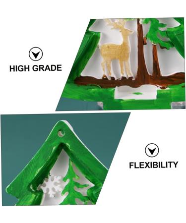 ABOOFAN 2pcs Christmas Tree Mold Resin Molds Silicone Mold Soap Molds Resin Soap DIY Mold Pendant Elk - Buy Online on GoSupps.com