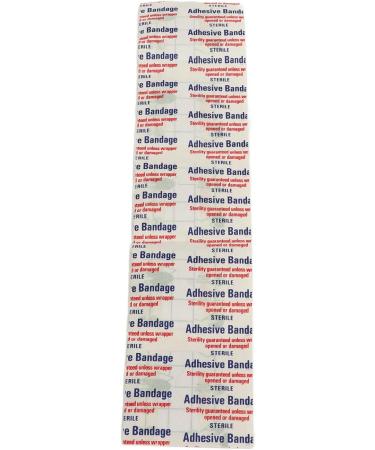 100PCS Waterproof Adhesive Bandages - Sterile Transparent First Aid for Cuts & Abrasions | Ideal for Home School Infirmaries & Enterprises - Buy Online on GoSupps.com
