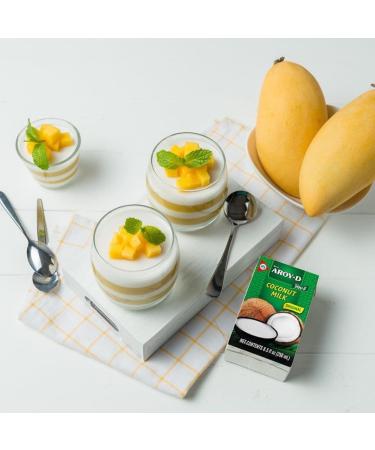 Buy AROY-D Coconut Milk - 250ml for Cooking & Baking | Perfect for Desserts Soups & Cocktails - International Shipping Available - Buy Online on GoSupps.com