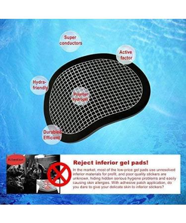 Buy Novatech Electrode Pads - Compatible Replacement Electrodes for Slendertone Series Abdominal Trainers - International Shipping Available - Buy Online on GoSupps.com