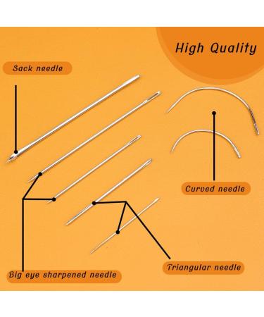 Waxed Thread 32 Yards (Black) - Leather Sewing Thread Set with Needles for Upholstery and Repair - Buy Online on GoSupps.com
