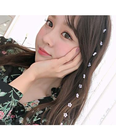 3 PCS Crystal Flower Long Hair Decorative Headdress Hair Extensions - White | Women's Streamline Hairpin Accessories - Buy Online on GoSupps.com