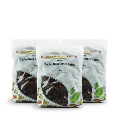 Organic Dates Pitted Deglet Nour 3kg (BWFO)