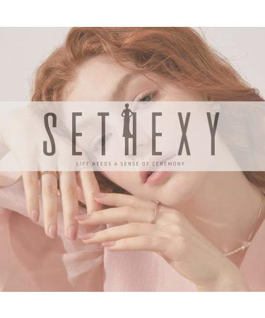 Sethexy Long Coffin Glossy Press-On Nails | 24-Piece French Acrylic False Nails for Women & Girls - International Shipping Available - Buy Online on GoSupps.com